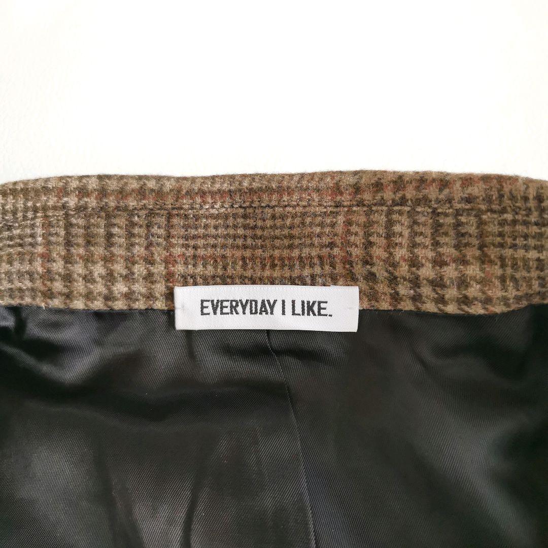 【美品✨】エブリデイアイライク オーバーサイズジャケット ウール ブラウン