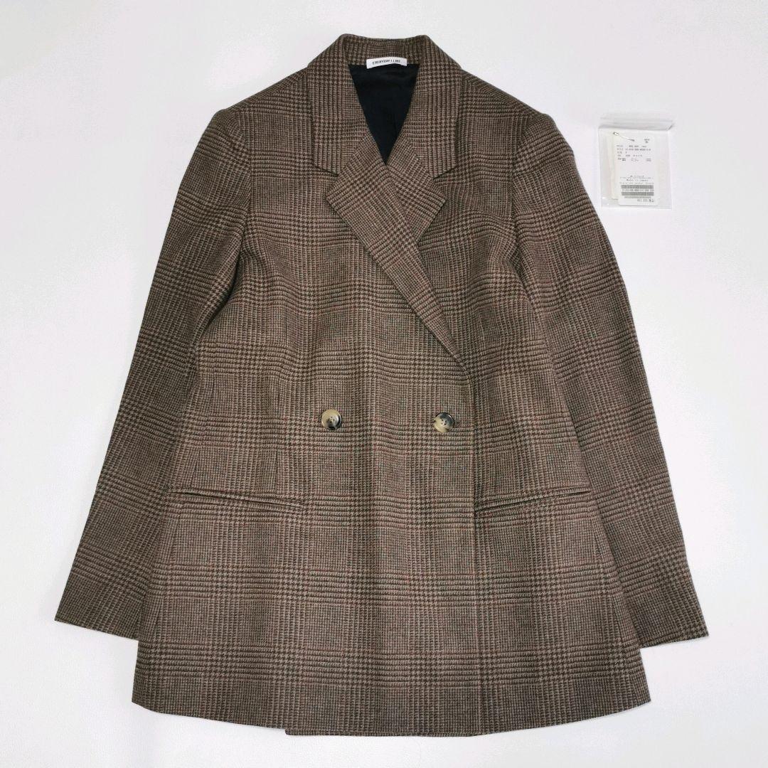 【美品✨】エブリデイアイライク オーバーサイズジャケット ウール ブラウン