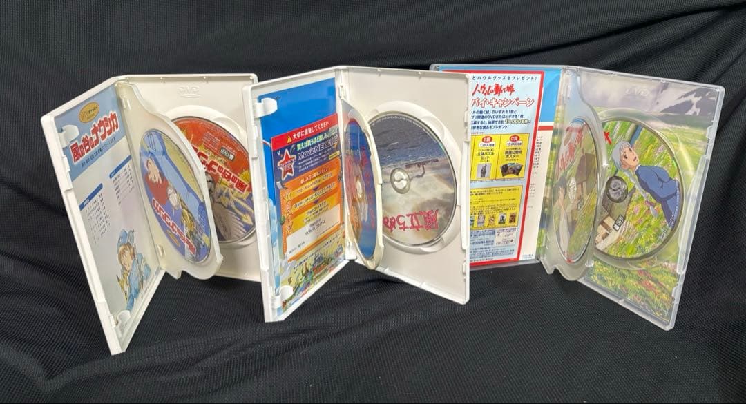 送料無料⭐︎ジブリDVD2枚組　5本セット＋DXDケース　ナウシカ　トトロ