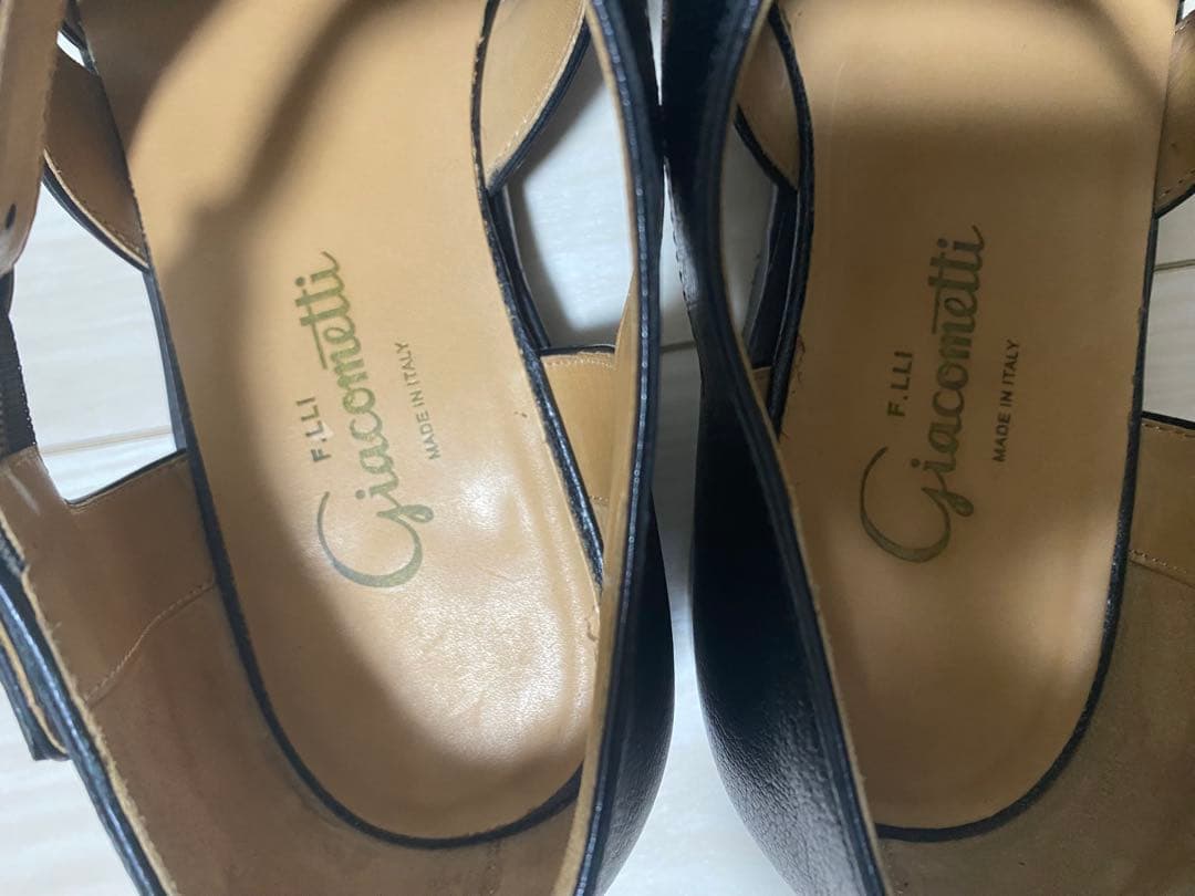 F.lli Giacometti グルカサンダル ネロ 黒 サイズ40