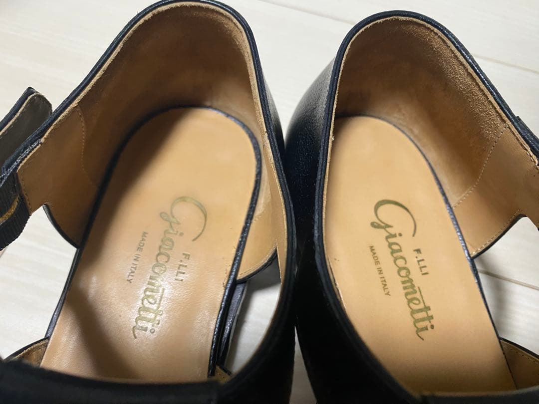 F.lli Giacometti グルカサンダル ネロ 黒 サイズ40