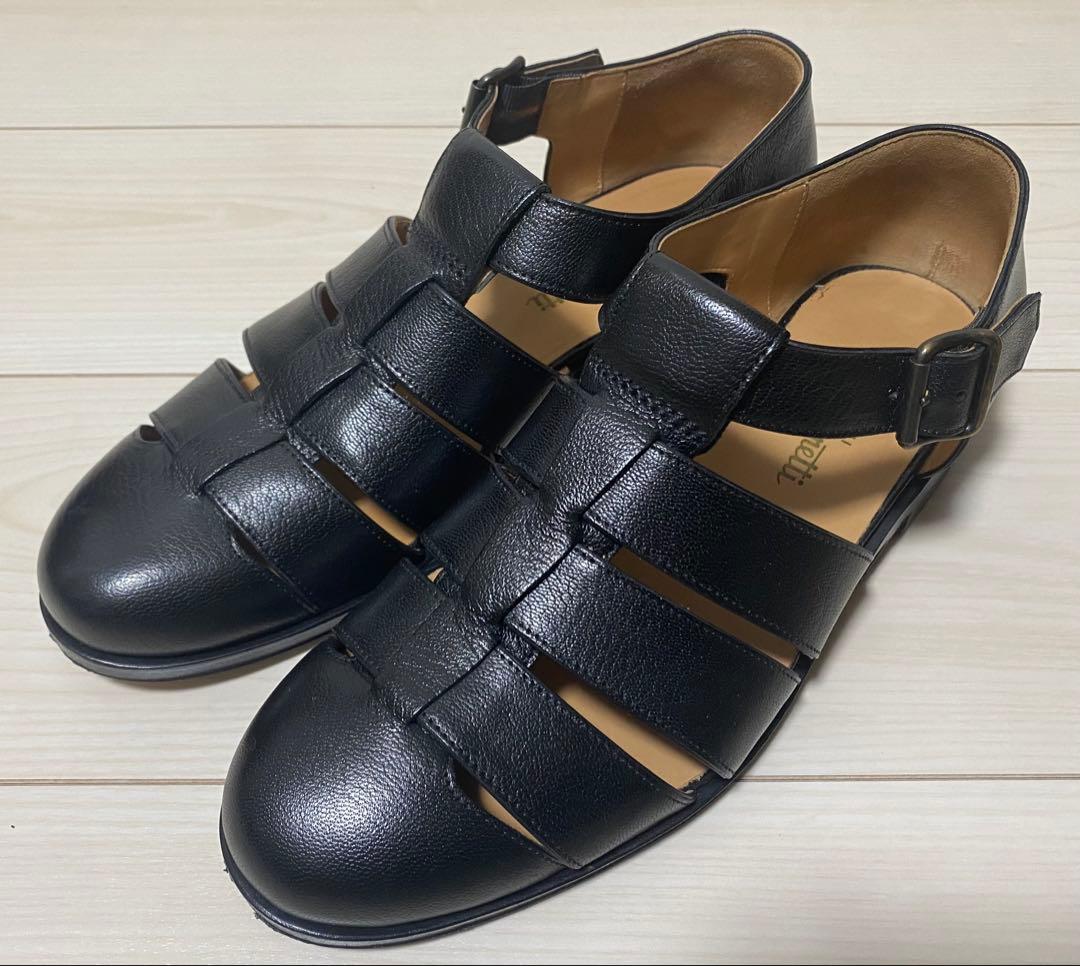 F.lli Giacometti グルカサンダル ネロ 黒 サイズ40