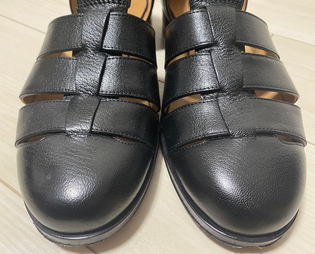 F.lli Giacometti グルカサンダル ネロ 黒 サイズ40