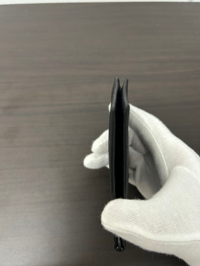 COACH ブラックレザー マネークリップ