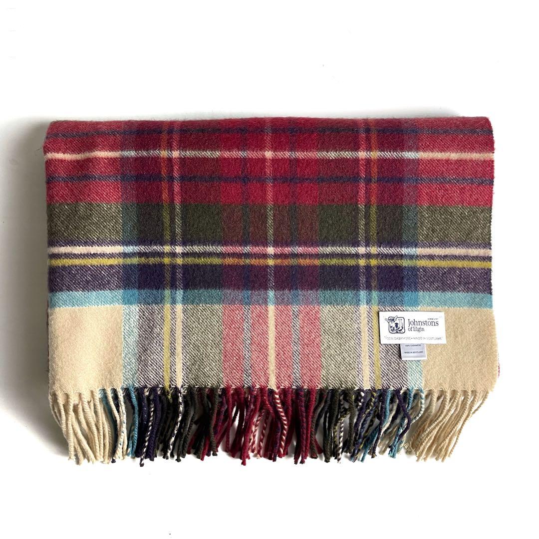 ち*様 Johnstons カシミヤ 大判 ストール ジョンストンズ 割引不可