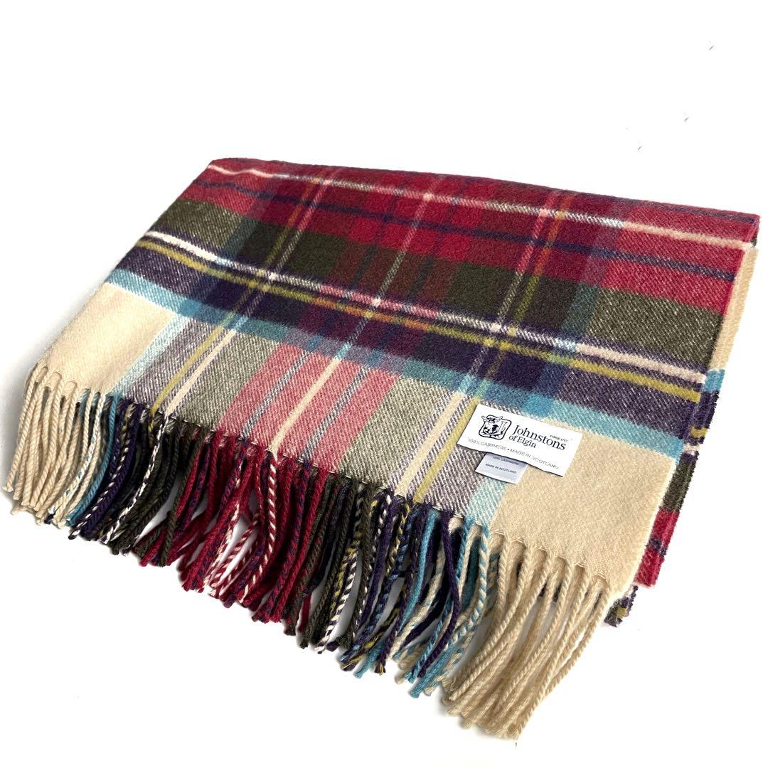 ち*様 Johnstons カシミヤ 大判 ストール ジョンストンズ 割引不可