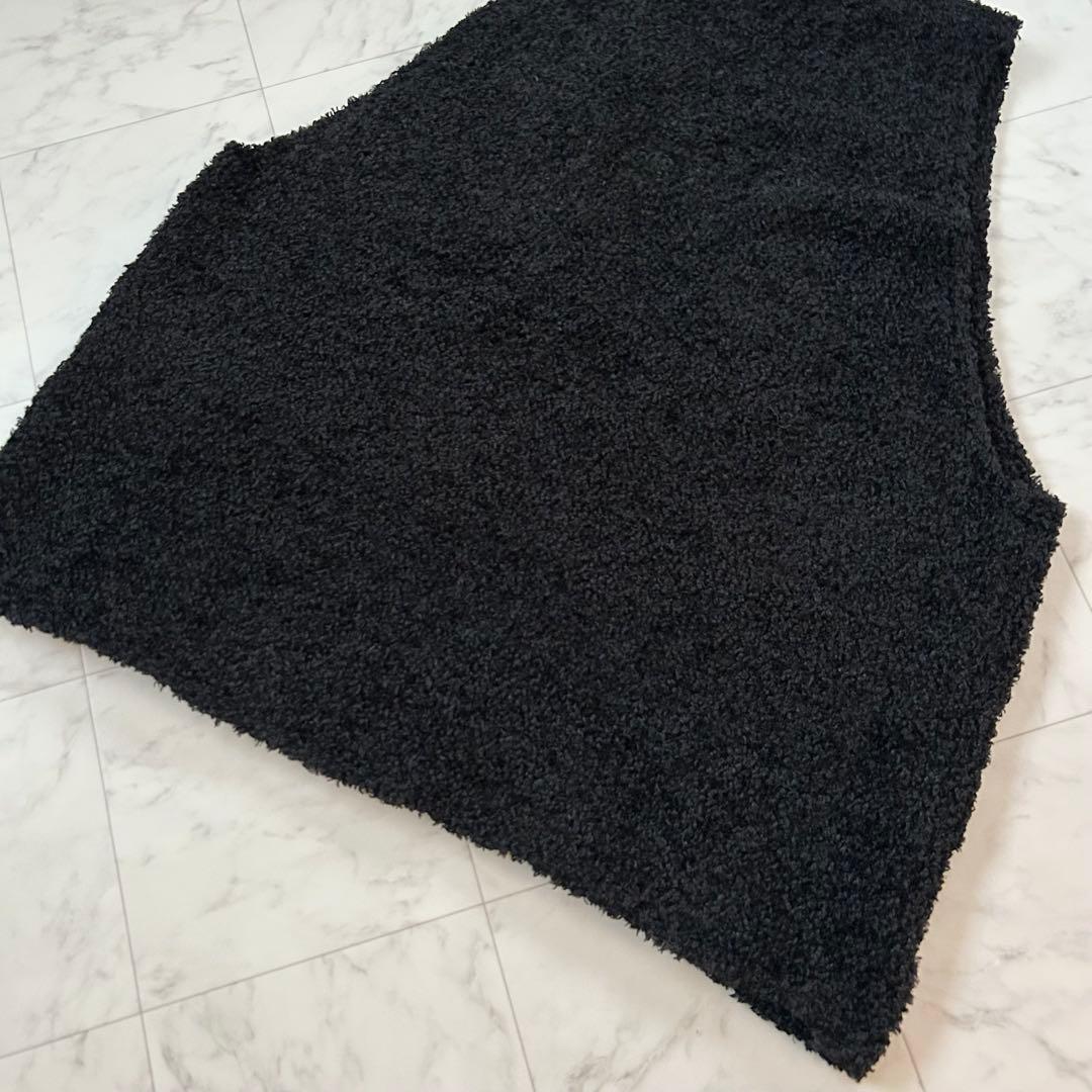 美品✨mizuiroindミズイロインド ヘアリーヤーンワイド Vネックベスト