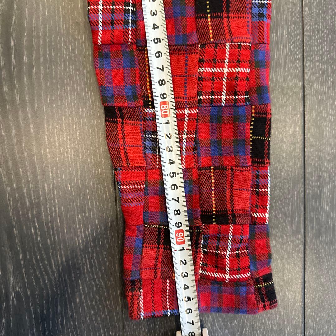 Comme des garçons  plus チェックレギンスSレッド