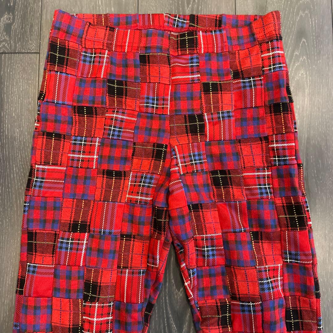 Comme des garçons  plus チェックレギンスSレッド