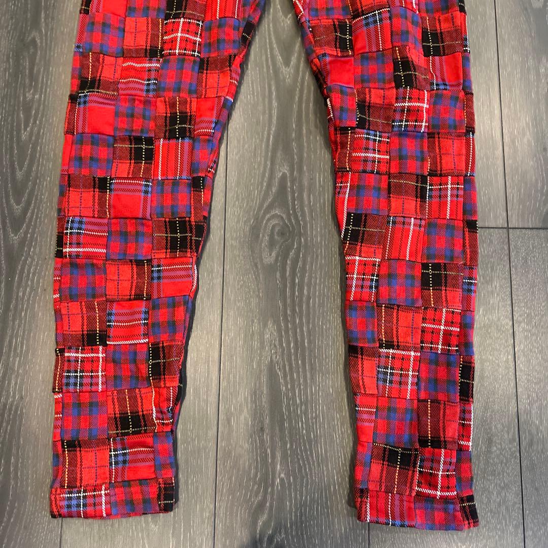 Comme des garçons  plus チェックレギンスSレッド