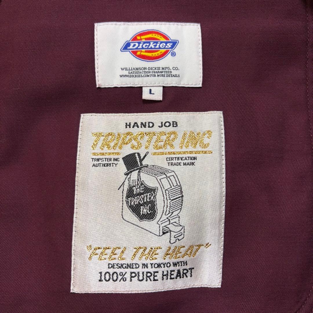 TRIPSTER×Dickies×BEAMS セットアップ 上下L ボルドー