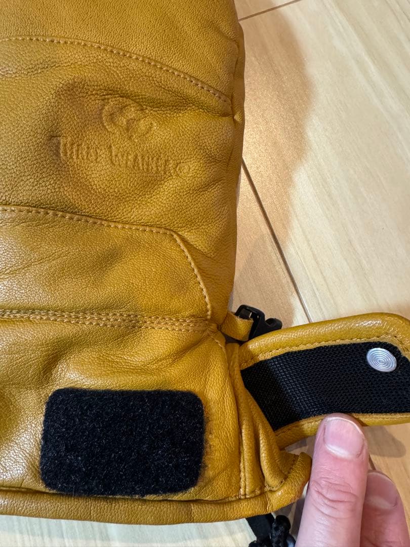 【最高級】レザー ミトン グローブ ブラウン GORE-TEX メンズ:Ｍ