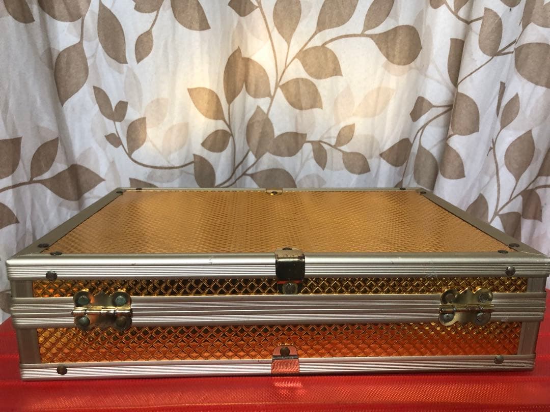 は*お様 金色麻雀牌セット メタリックケース付き