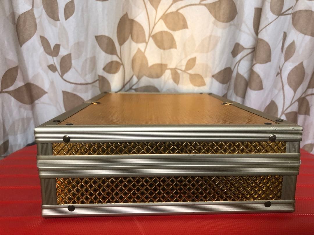 は*お様 金色麻雀牌セット メタリックケース付き