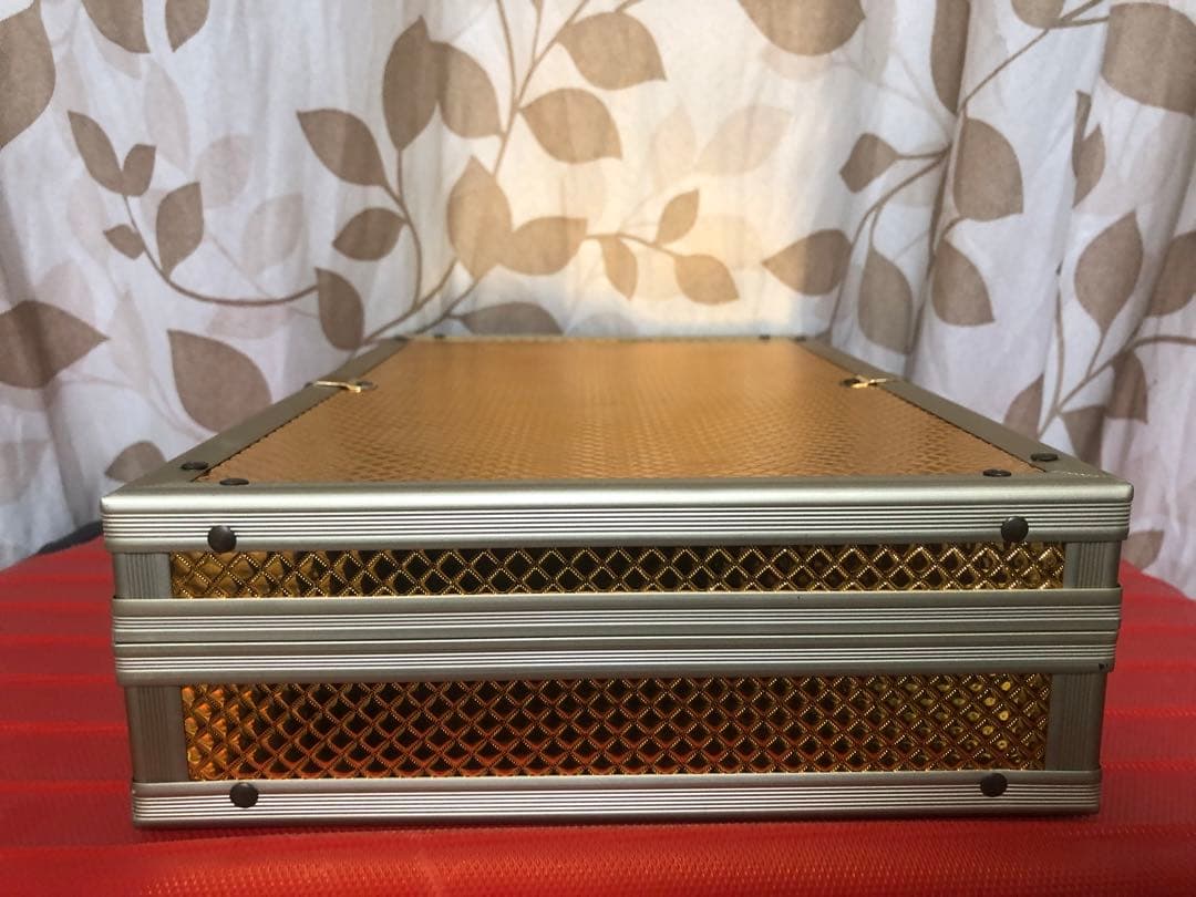 は*お様 金色麻雀牌セット メタリックケース付き