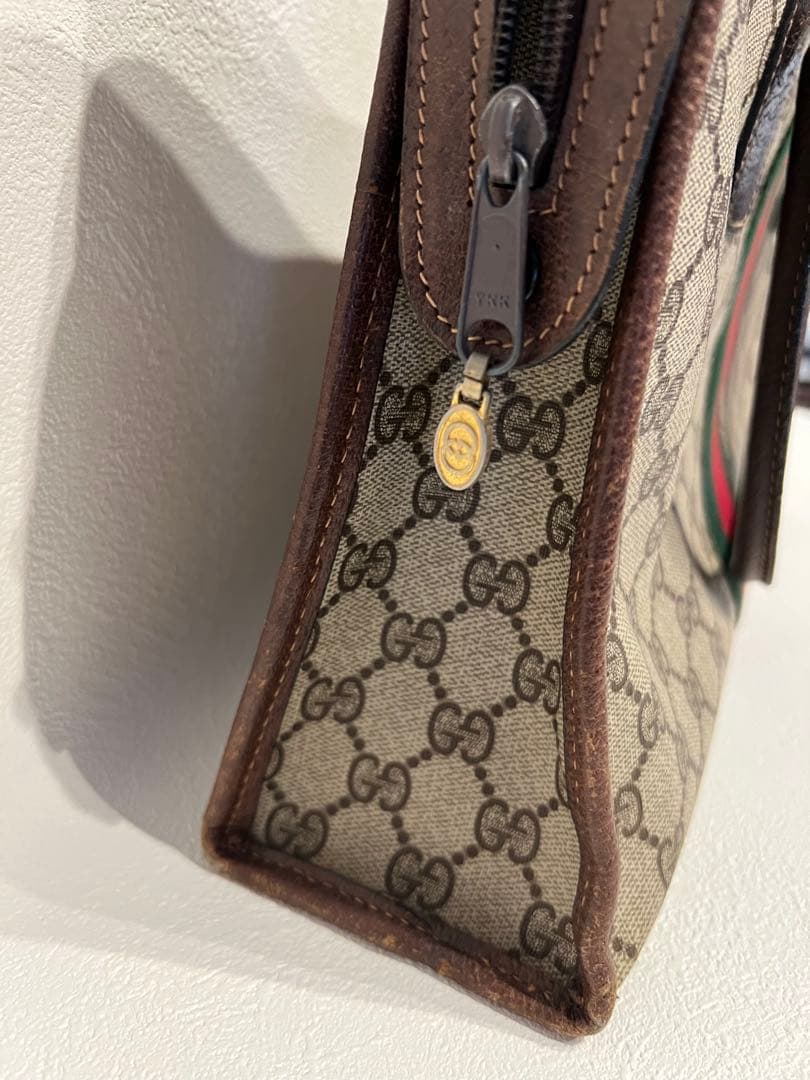 1*す様 GUCCIオールドグッチ ハンドバック ビジネスバッグ