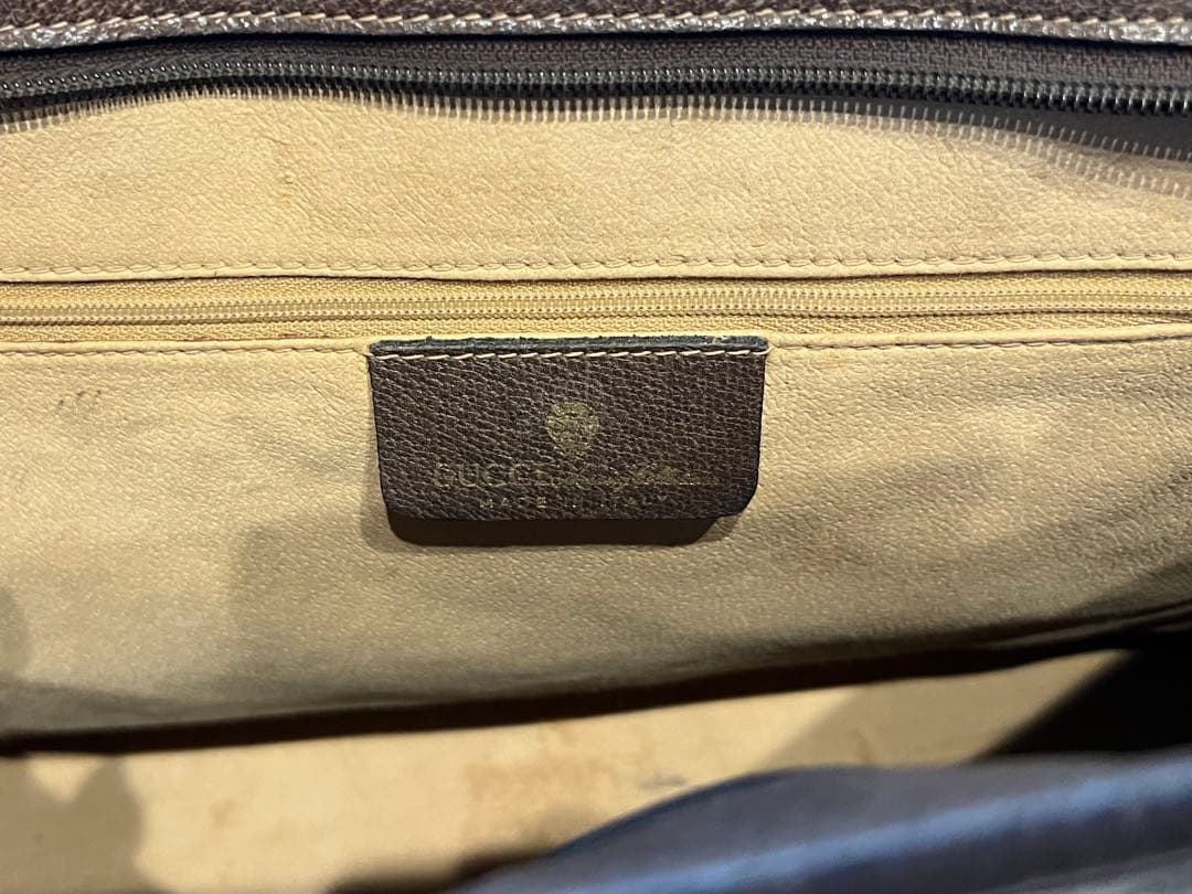 1*す様 GUCCIオールドグッチ ハンドバック ビジネスバッグ
