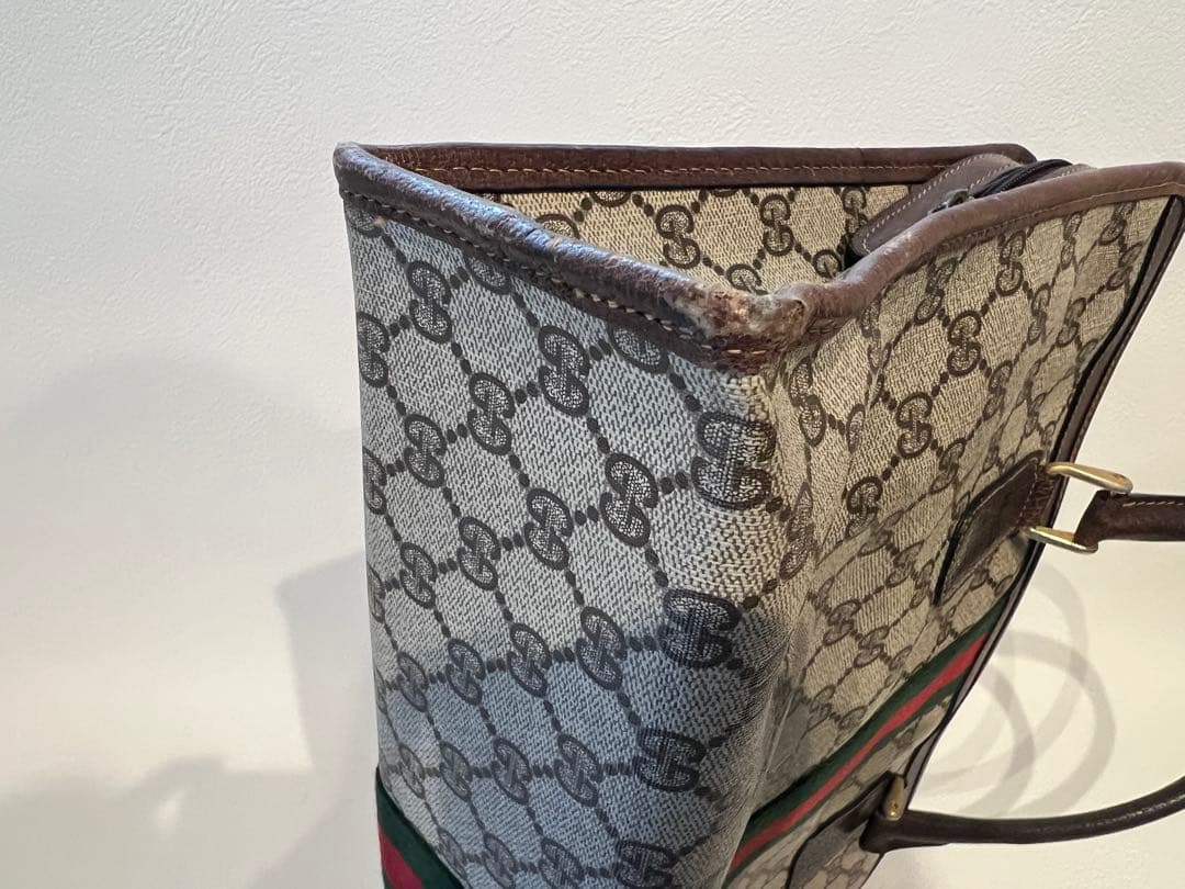 1*す様 GUCCIオールドグッチ ハンドバック ビジネスバッグ