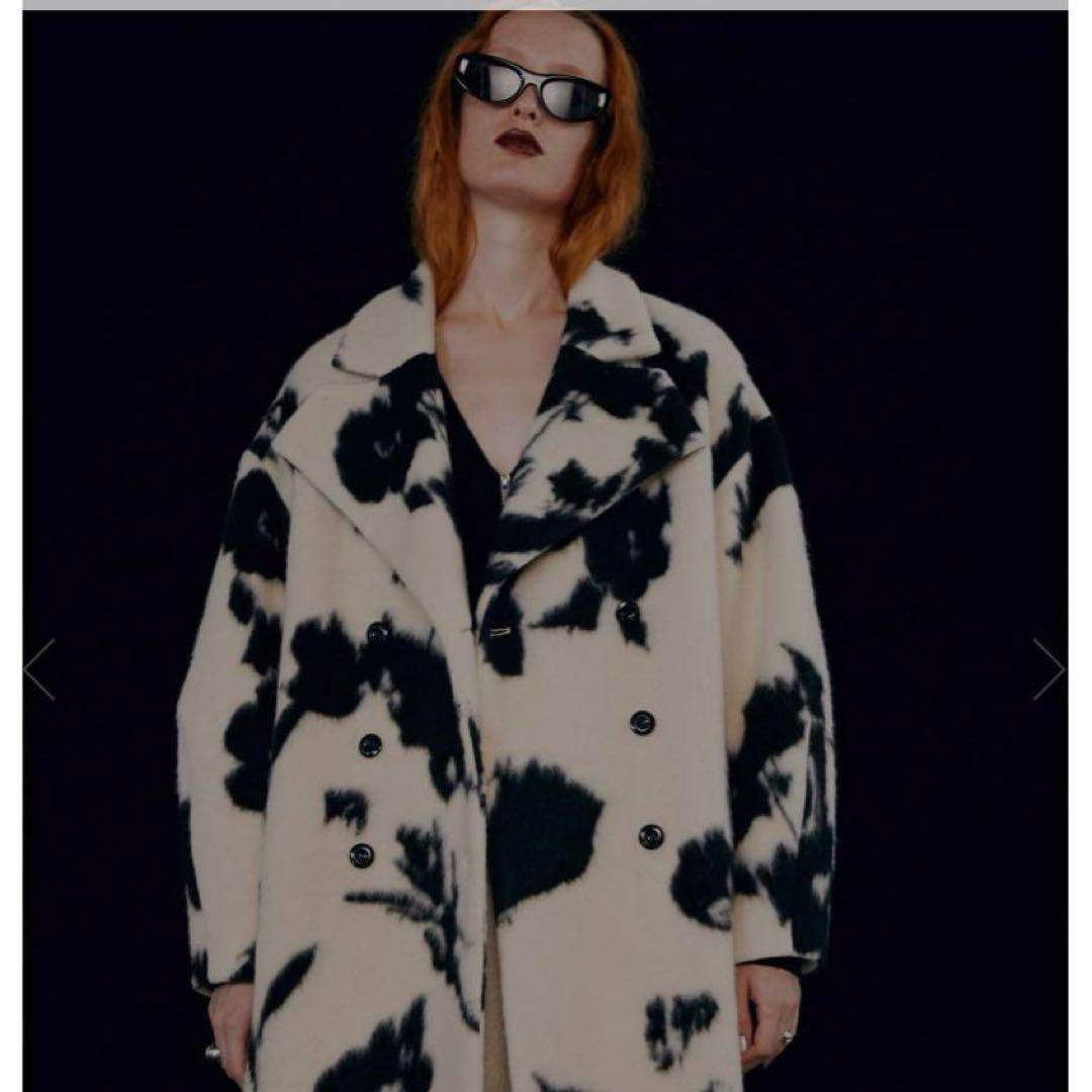 週末値下げ！UND SHADOW FLOWER WOOL COAT Sサイズ