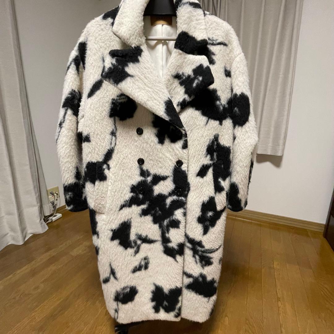 週末値下げ！UND SHADOW FLOWER WOOL COAT Sサイズ