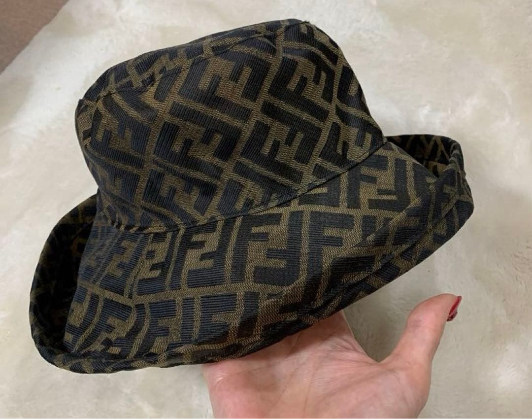 FENDI フェンディ ズッカ柄 ビンテージ ハット FENDI