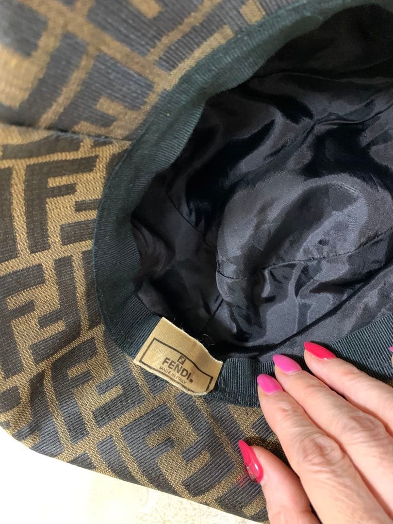 FENDI フェンディ ズッカ柄 ビンテージ ハット FENDI