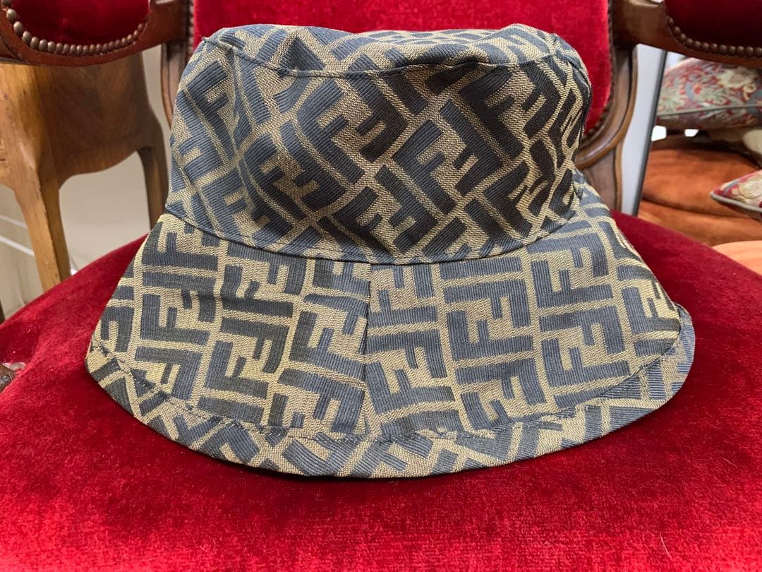 FENDI フェンディ ズッカ柄 ビンテージ ハット FENDI