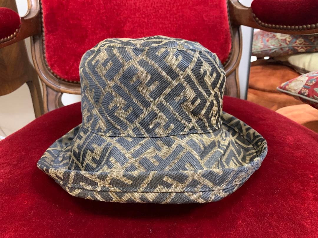 FENDI フェンディ ズッカ柄 ビンテージ ハット FENDI