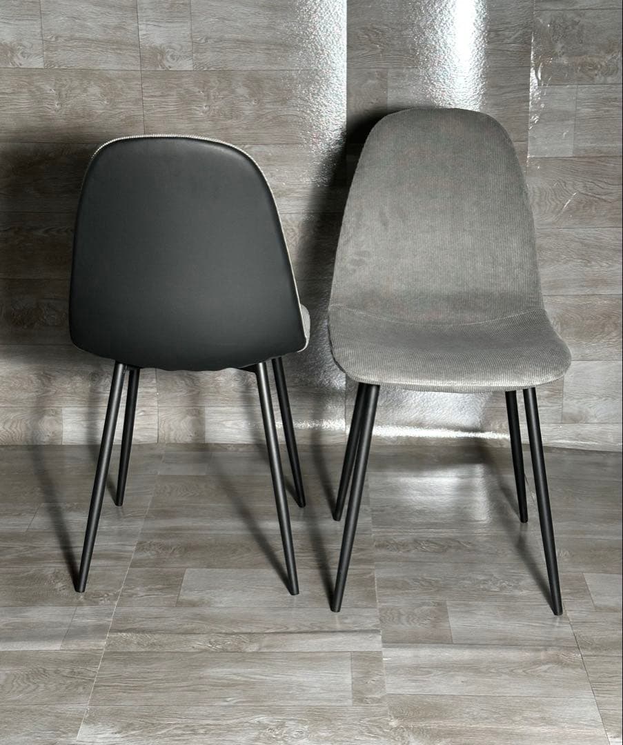 期間限定！新品 ダイニングチェア 椅子 インテリア グレー 4脚セット 送料込み