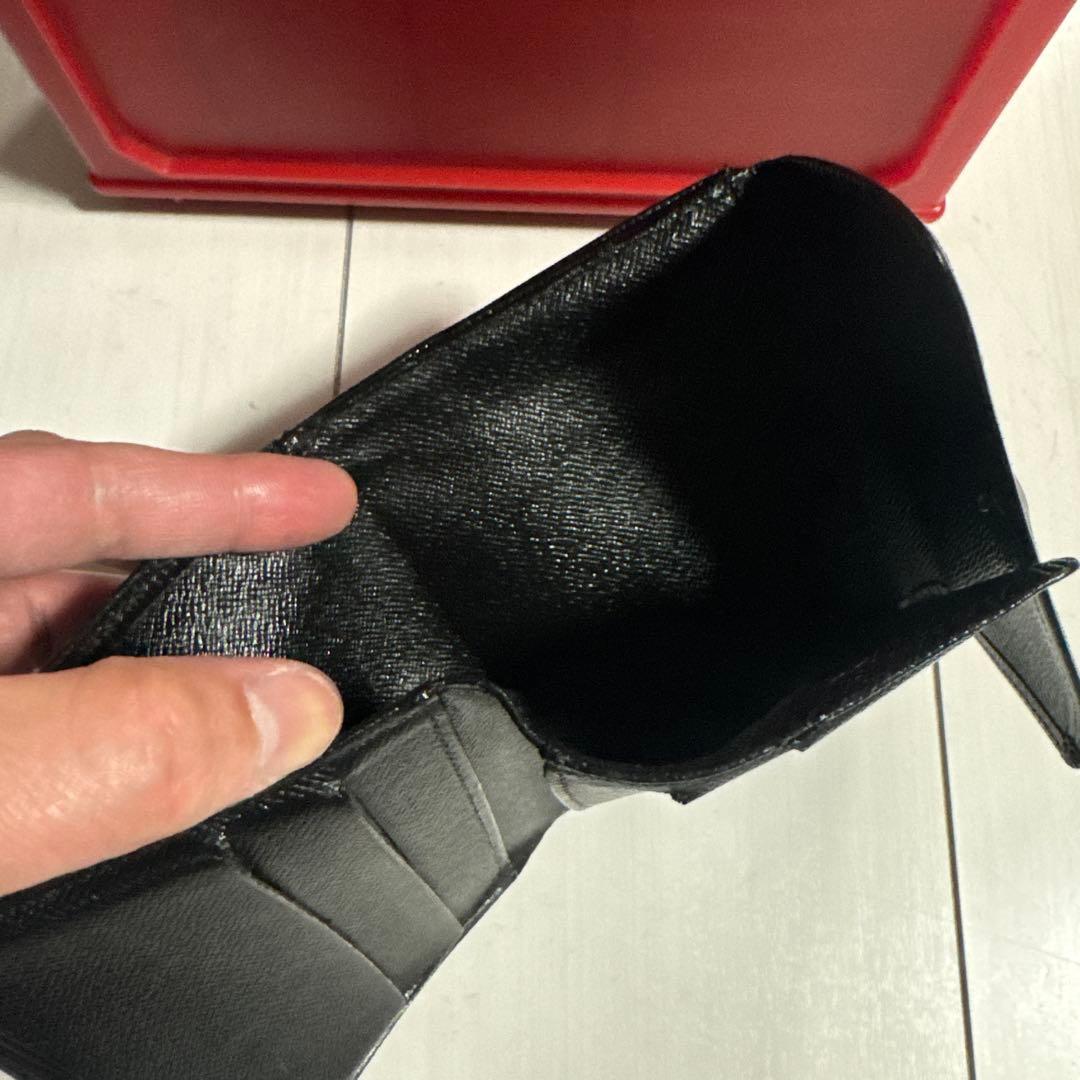 正規品　Louis Vuitton エピレザー 三つ折り財布 ブラック