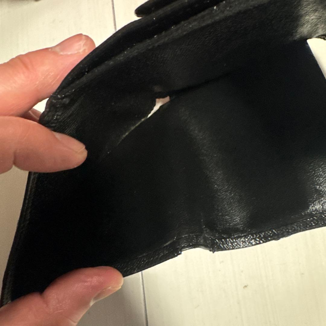 正規品　Louis Vuitton エピレザー 三つ折り財布 ブラック