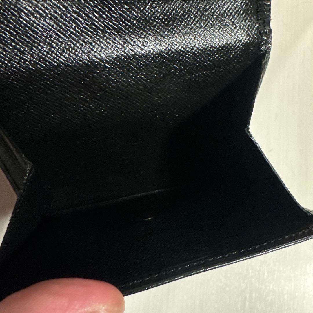 正規品　Louis Vuitton エピレザー 三つ折り財布 ブラック