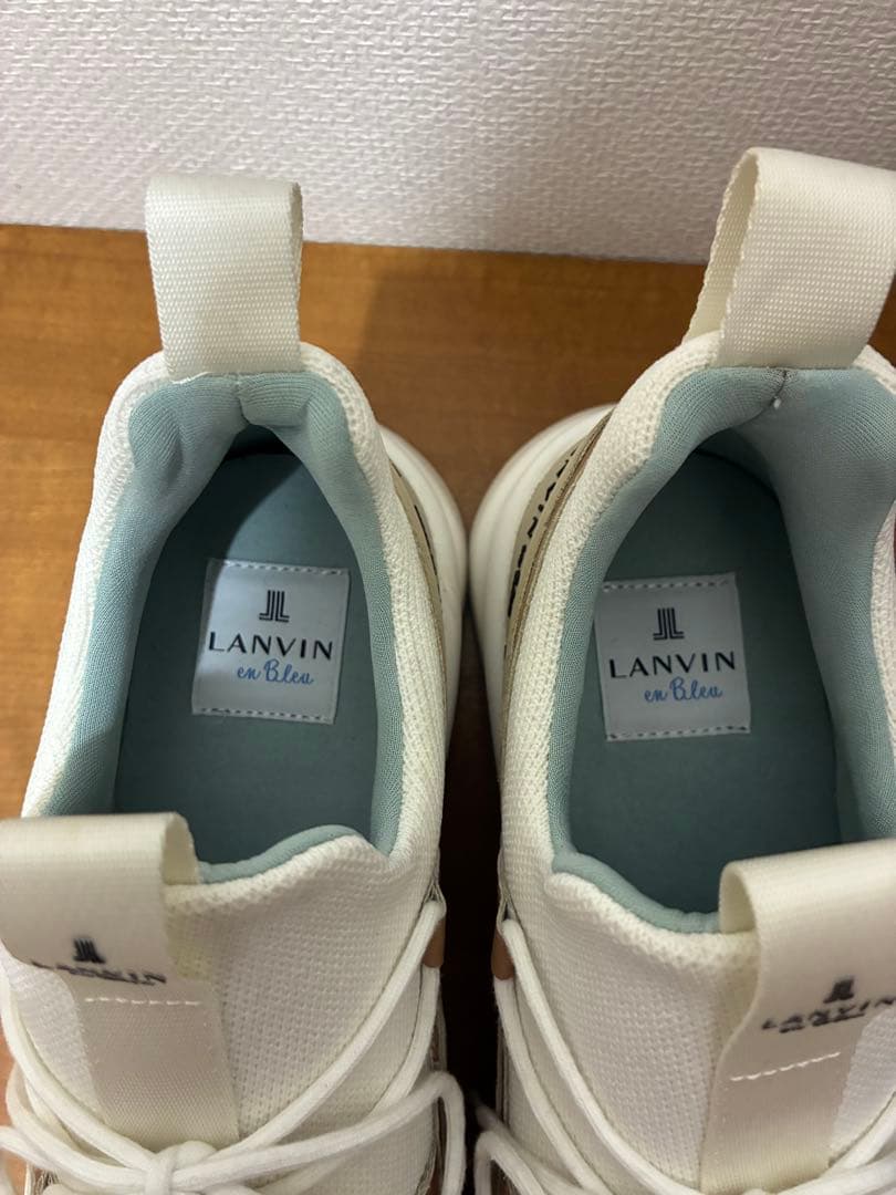 LANVIN en Bleu ランバンオンブルー　スリッポン　スニーカー24.5
