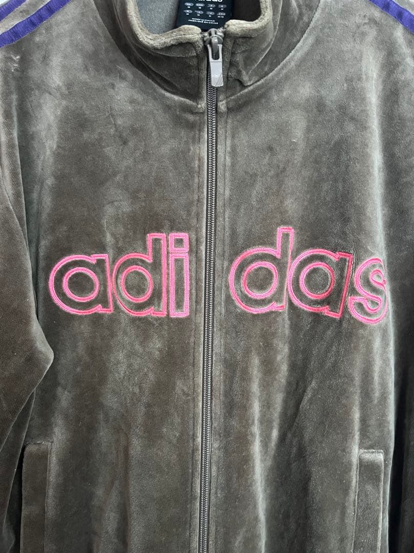 カ*ん様 在原みゆ紀　トラックジャケット　ベロア　ベルベット　adidasジャー