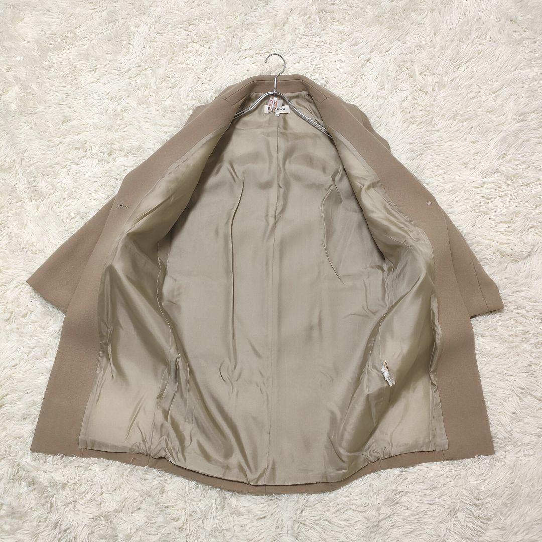 【人気商品】ENFOLD メルトンテーラーコクーンコート キャメル サイズ38