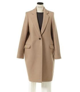 【人気商品】ENFOLD メルトンテーラーコクーンコート キャメル サイズ38