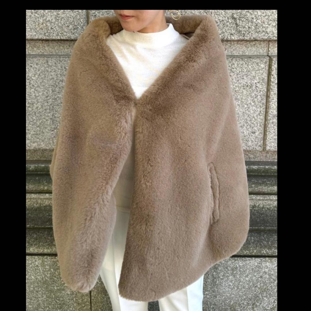 JENNEリッチボリュームファーケープ