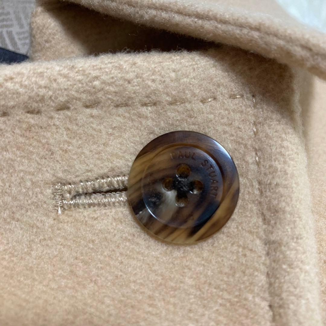 Paul Stuart✨ベルテッドロングコート　カシミヤ　　ウール　比翼　M