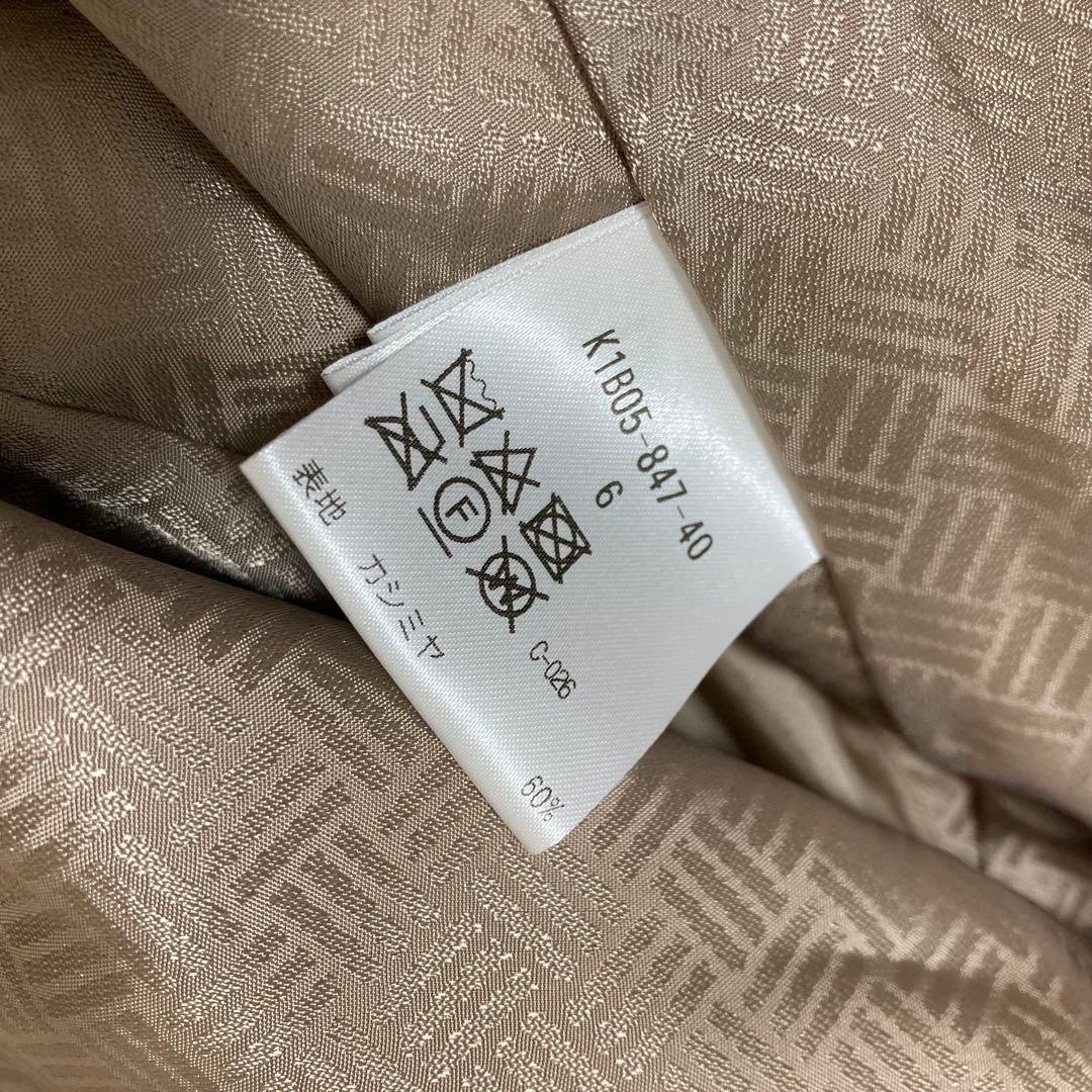 Paul Stuart✨ベルテッドロングコート　カシミヤ　　ウール　比翼　M