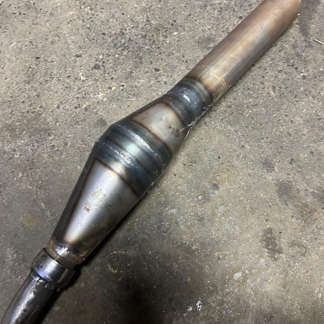 ヤマハ YAMAHA YB-1 YB50 ワンオフ　マフラー　チャンバー