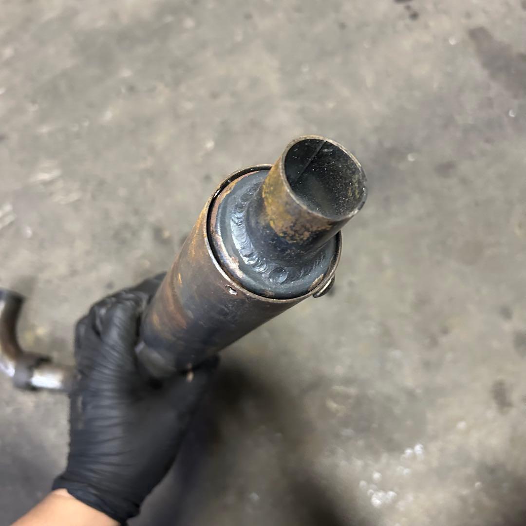 ヤマハ YAMAHA YB-1 YB50 ワンオフ　マフラー　チャンバー