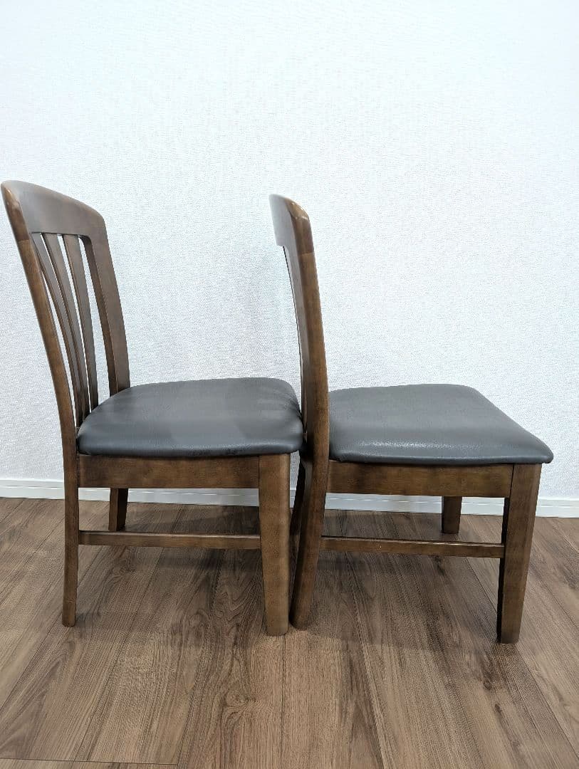 【karimoku】カリモク ダイニングチェア 2脚セット 木製モダン 北欧