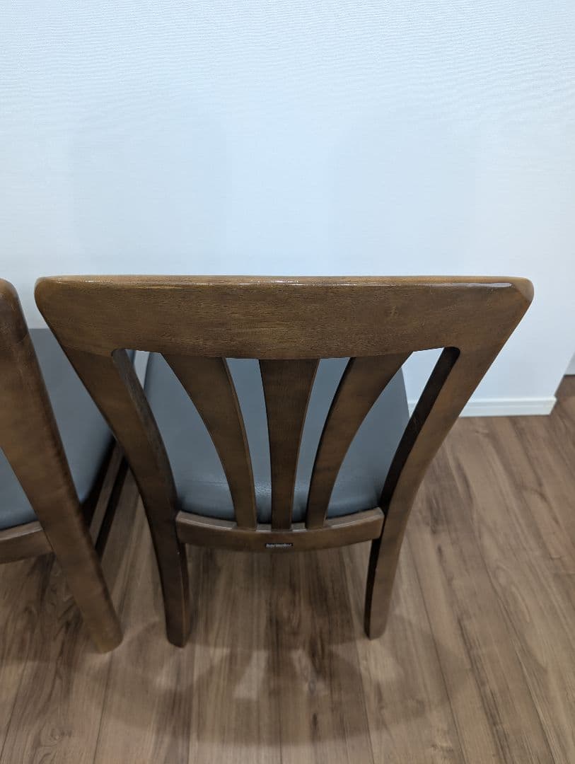 【karimoku】カリモク ダイニングチェア 2脚セット 木製モダン 北欧