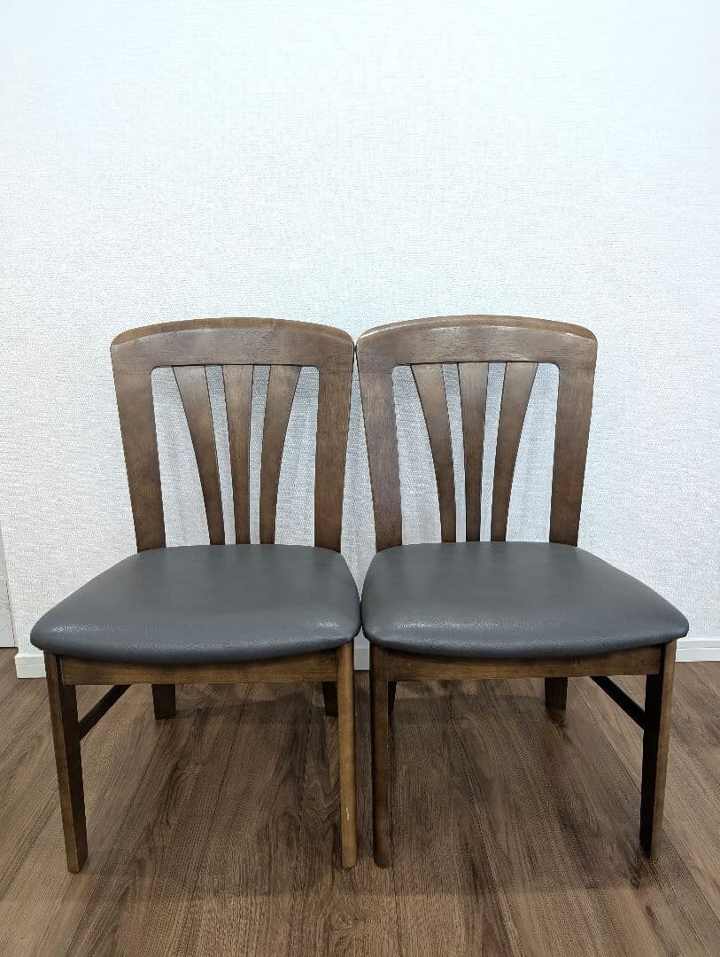 【karimoku】カリモク ダイニングチェア 2脚セット 木製モダン 北欧