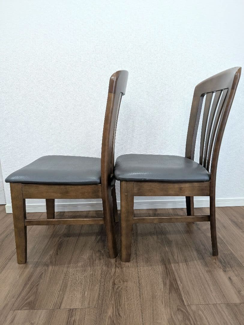 【karimoku】カリモク ダイニングチェア 2脚セット 木製モダン 北欧