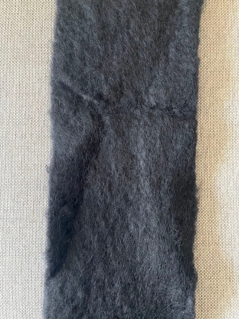 LOEWE ロエベ モヘア ウール マフラーブラック 美品