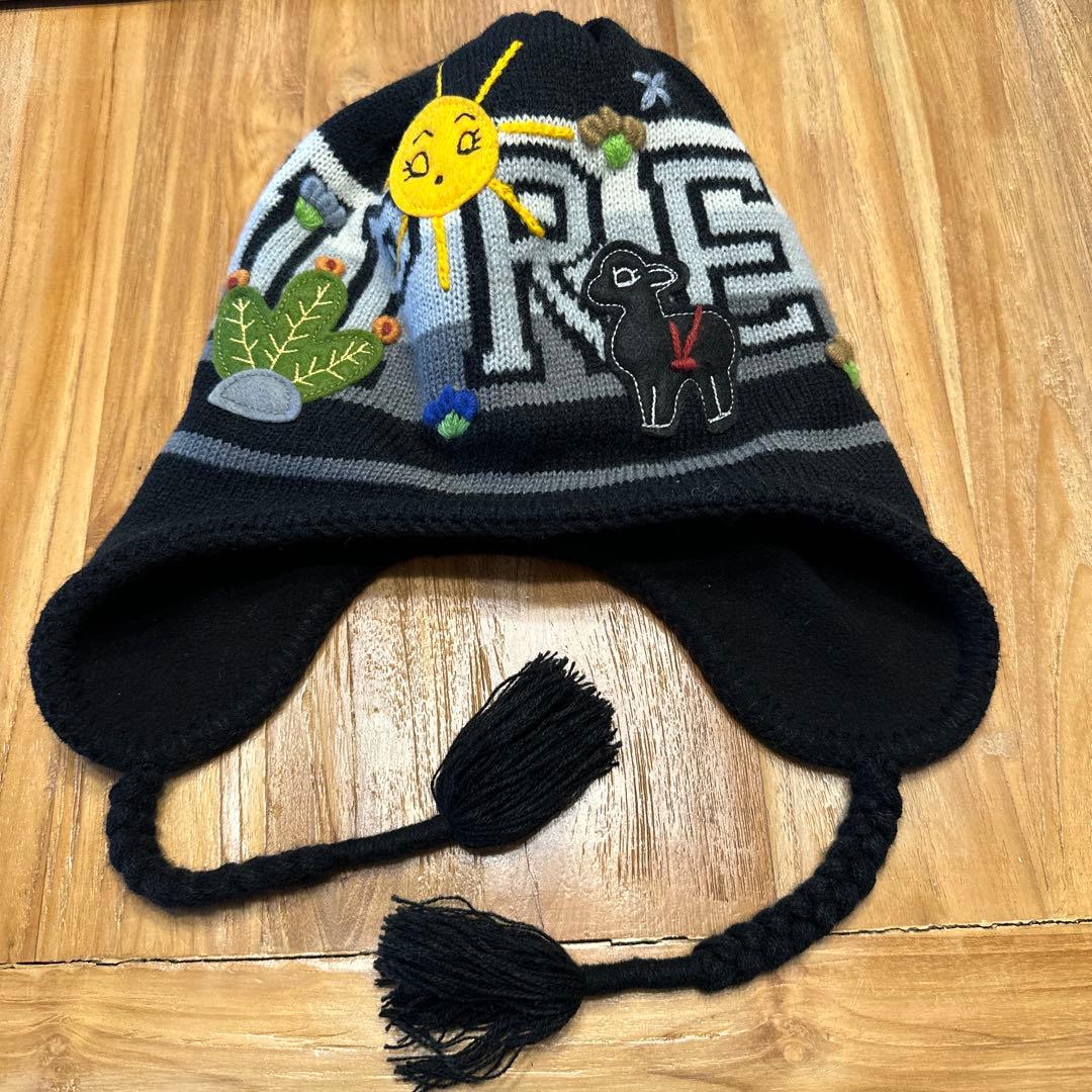 【中古】Supreme Felt Applique Earflap Beanie