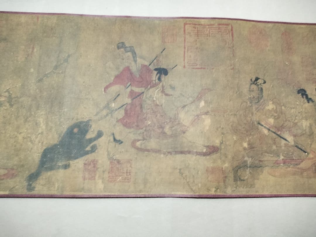 女史箴図巻 伝顧鎧之筆 大英博物館蔵　便利堂 巻物