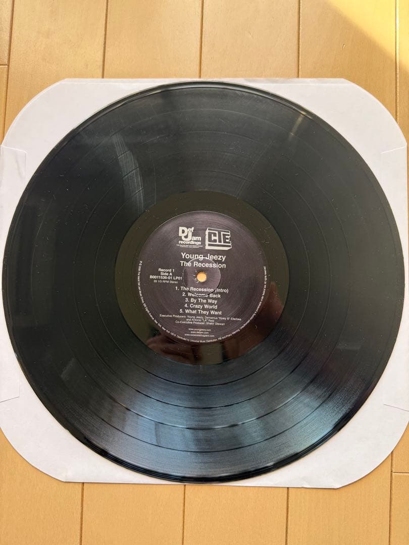 Young Jeezy The Recession 2枚組レコード
