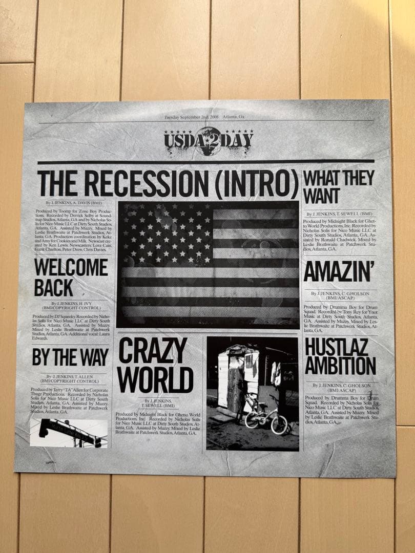 Young Jeezy The Recession 2枚組レコード